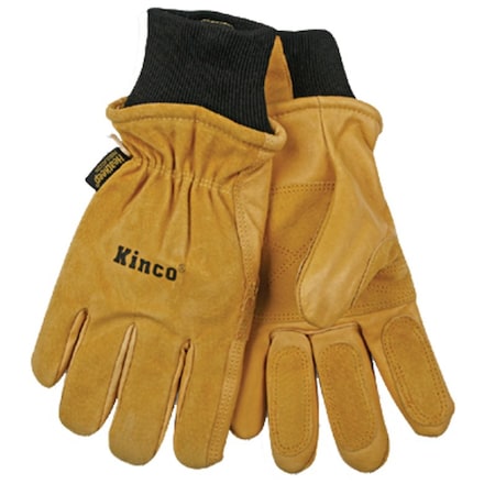 Kinco Kinco XL Pigskin Leather Black/Gold Ski Gloves 901-XL